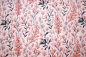 Preview: Designerbaumwollstoff Field of Dreams pink (10 cm)